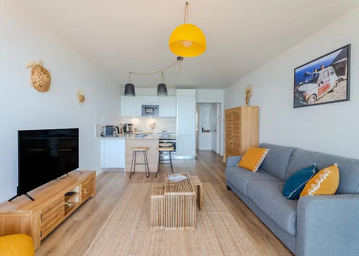 公寓 Coup De Coeur Face A L'ocean 莱萨布勒-多洛讷